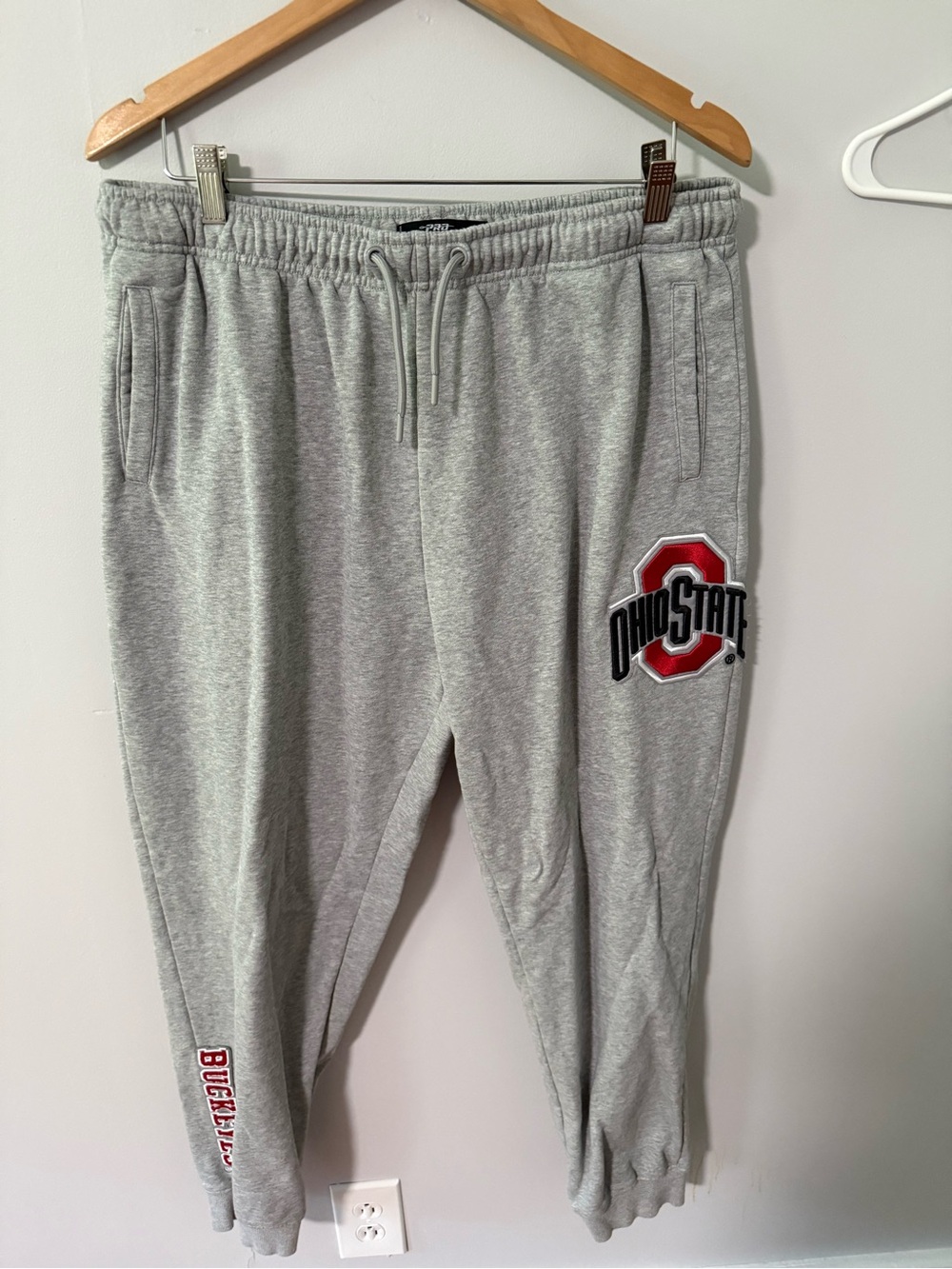Ohio State Men's Gray Logo Sweatpants